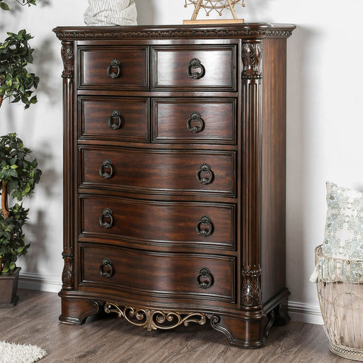 Menodora Brown Cherry Chest - Premium Chest from FOA East - Just $961.35! Shop now at Furniture Wholesale Plus  We are the best furniture store in Nashville, Hendersonville, Goodlettsville, Madison, Antioch, Mount Juliet, Lebanon, Gallatin, Springfield, Murfreesboro, Franklin, Brentwood