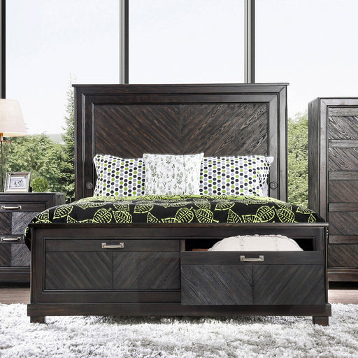 Argyros Espresso Cal.King Bed - Premium Bed from FOA East - Just $1337.70! Shop now at Furniture Wholesale Plus  We are the best furniture store in Nashville, Hendersonville, Goodlettsville, Madison, Antioch, Mount Juliet, Lebanon, Gallatin, Springfield, Murfreesboro, Franklin, Brentwood