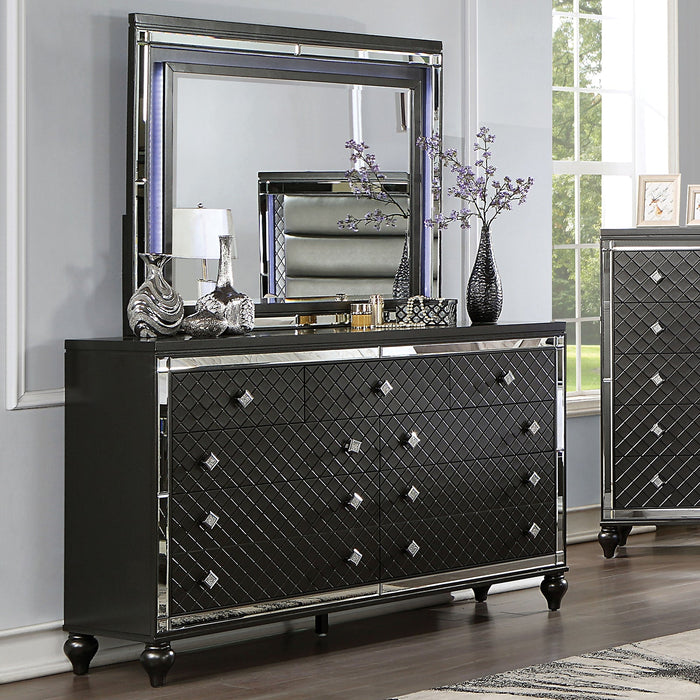 CALANDRIA Dresser, Gray - Premium Dresser from FOA East - Just $748.80! Shop now at Furniture Wholesale Plus  We are the best furniture store in Nashville, Hendersonville, Goodlettsville, Madison, Antioch, Mount Juliet, Lebanon, Gallatin, Springfield, Murfreesboro, Franklin, Brentwood