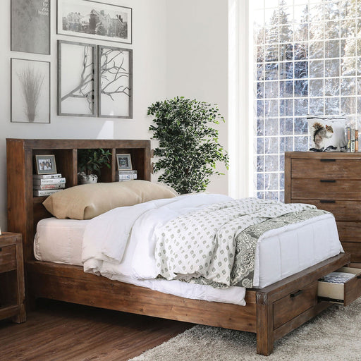 Mcallen Weathered Light Oak E.King Bed - Premium Bed from FOA East - Just $1478.10! Shop now at Furniture Wholesale Plus  We are the best furniture store in Nashville, Hendersonville, Goodlettsville, Madison, Antioch, Mount Juliet, Lebanon, Gallatin, Springfield, Murfreesboro, Franklin, Brentwood