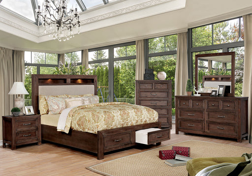 Tywyn Dark Oak 5 Pc. Queen Bedroom Set w/ Chest - Premium Bedroom Set from FOA East - Just $2295.15! Shop now at Furniture Wholesale Plus  We are the best furniture store in Nashville, Hendersonville, Goodlettsville, Madison, Antioch, Mount Juliet, Lebanon, Gallatin, Springfield, Murfreesboro, Franklin, Brentwood