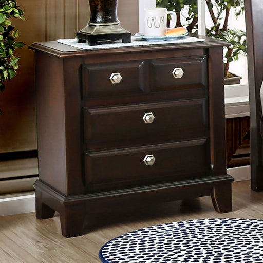 Litchville Brown Cherry Night Stand - Premium Nightstand from FOA East - Just $257.40! Shop now at Furniture Wholesale Plus  We are the best furniture store in Nashville, Hendersonville, Goodlettsville, Madison, Antioch, Mount Juliet, Lebanon, Gallatin, Springfield, Murfreesboro, Franklin, Brentwood