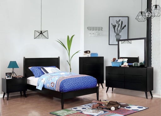 LENNART II Black 5 Pc. Queen Bedroom Set w/ Chest - Premium Bedroom Set from FOA East - Just $2037.75! Shop now at Furniture Wholesale Plus  We are the best furniture store in Nashville, Hendersonville, Goodlettsville, Madison, Antioch, Mount Juliet, Lebanon, Gallatin, Springfield, Murfreesboro, Franklin, Brentwood