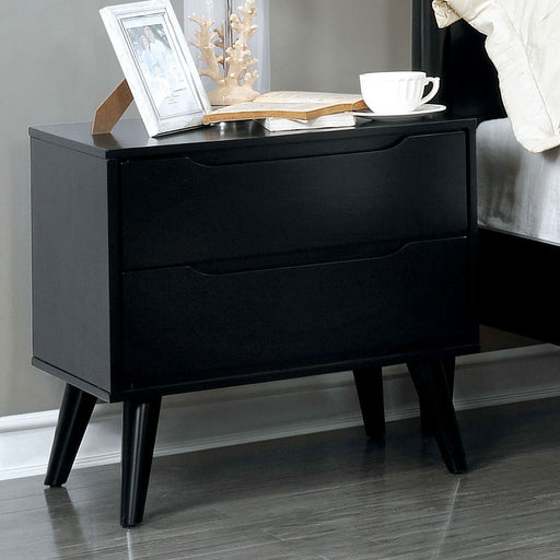 LENNART II Black Night Stand - Premium Nightstand from FOA East - Just $208.65! Shop now at Furniture Wholesale Plus  We are the best furniture store in Nashville, Hendersonville, Goodlettsville, Madison, Antioch, Mount Juliet, Lebanon, Gallatin, Springfield, Murfreesboro, Franklin, Brentwood