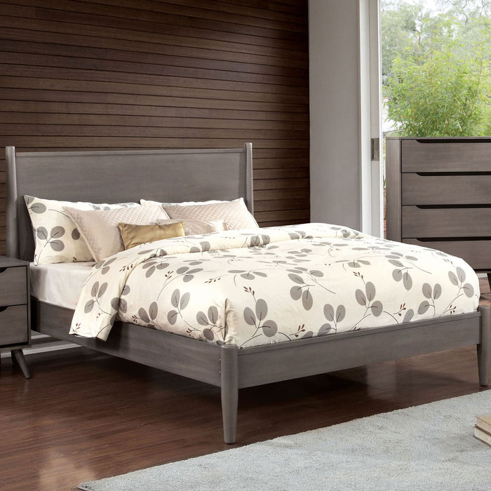 Lennart Gray Queen Bed - Premium Bed from FOA East - Just $540.15! Shop now at Furniture Wholesale Plus  We are the best furniture store in Nashville, Hendersonville, Goodlettsville, Madison, Antioch, Mount Juliet, Lebanon, Gallatin, Springfield, Murfreesboro, Franklin, Brentwood