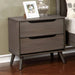 Lennart Gray Night Stand - Premium Nightstand from FOA East - Just $208.65! Shop now at Furniture Wholesale Plus  We are the best furniture store in Nashville, Hendersonville, Goodlettsville, Madison, Antioch, Mount Juliet, Lebanon, Gallatin, Springfield, Murfreesboro, Franklin, Brentwood