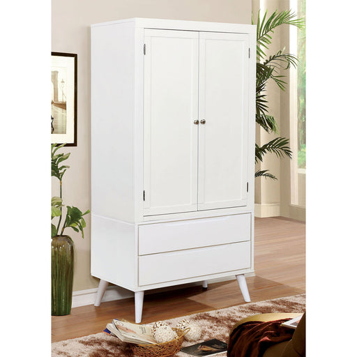 LENNART White Armoire - Premium Armoire from FOA East - Just $1054.95! Shop now at Furniture Wholesale Plus  We are the best furniture store in Nashville, Hendersonville, Goodlettsville, Madison, Antioch, Mount Juliet, Lebanon, Gallatin, Springfield, Murfreesboro, Franklin, Brentwood