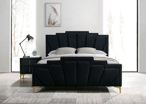 FLORIZEL E.King Bed, Black - Premium Bed from FOA East - Just $748.80! Shop now at Furniture Wholesale Plus  We are the best furniture store in Nashville, Hendersonville, Goodlettsville, Madison, Antioch, Mount Juliet, Lebanon, Gallatin, Springfield, Murfreesboro, Franklin, Brentwood