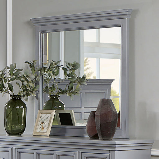 CASTLILE Mirror, Gray - Premium Mirror from FOA East - Just $235.95! Shop now at Furniture Wholesale Plus  We are the best furniture store in Nashville, Hendersonville, Goodlettsville, Madison, Antioch, Mount Juliet, Lebanon, Gallatin, Springfield, Murfreesboro, Franklin, Brentwood