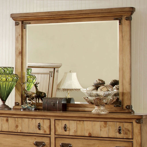 PIONEER Weathered Elm Mirror - Premium Mirror from FOA East - Just $306.15! Shop now at Furniture Wholesale Plus  We are the best furniture store in Nashville, Hendersonville, Goodlettsville, Madison, Antioch, Mount Juliet, Lebanon, Gallatin, Springfield, Murfreesboro, Franklin, Brentwood