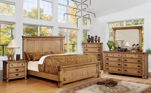 PIONEER Weathered Elm E.King Bed - Premium Bed from FOA East - Just $1054.95! Shop now at Furniture Wholesale Plus  We are the best furniture store in Nashville, Hendersonville, Goodlettsville, Madison, Antioch, Mount Juliet, Lebanon, Gallatin, Springfield, Murfreesboro, Franklin, Brentwood