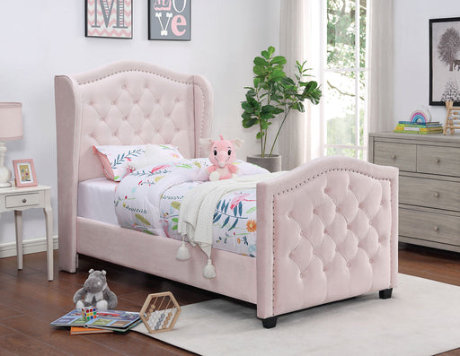 KERRAN Full Bed, Blush - Premium Bed from FOA East - Just $540.15! Shop now at Furniture Wholesale Plus  We are the best furniture store in Nashville, Hendersonville, Goodlettsville, Madison, Antioch, Mount Juliet, Lebanon, Gallatin, Springfield, Murfreesboro, Franklin, Brentwood