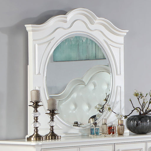 CADENCE Mirror, White - Premium Mirror from FOA East - Just $261.30! Shop now at Furniture Wholesale Plus  We are the best furniture store in Nashville, Hendersonville, Goodlettsville, Madison, Antioch, Mount Juliet, Lebanon, Gallatin, Springfield, Murfreesboro, Franklin, Brentwood