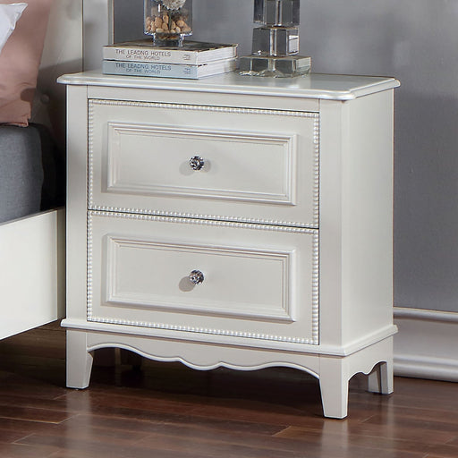 CADENCE Night Stand, White - Premium Nightstand from FOA East - Just $278.85! Shop now at Furniture Wholesale Plus  We are the best furniture store in Nashville, Hendersonville, Goodlettsville, Madison, Antioch, Mount Juliet, Lebanon, Gallatin, Springfield, Murfreesboro, Franklin, Brentwood