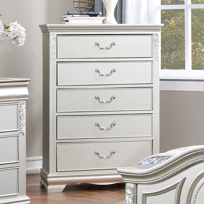 ALECIA Chest, Silver - Premium Chest from FOA East - Just $610.35! Shop now at Furniture Wholesale Plus  We are the best furniture store in Nashville, Hendersonville, Goodlettsville, Madison, Antioch, Mount Juliet, Lebanon, Gallatin, Springfield, Murfreesboro, Franklin, Brentwood