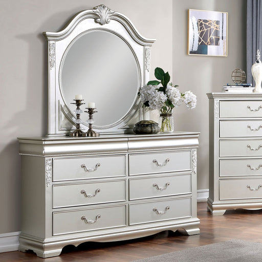 ALECIA Dresser, Silver - Premium Dresser from FOA East - Just $727.35! Shop now at Furniture Wholesale Plus  We are the best furniture store in Nashville, Hendersonville, Goodlettsville, Madison, Antioch, Mount Juliet, Lebanon, Gallatin, Springfield, Murfreesboro, Franklin, Brentwood