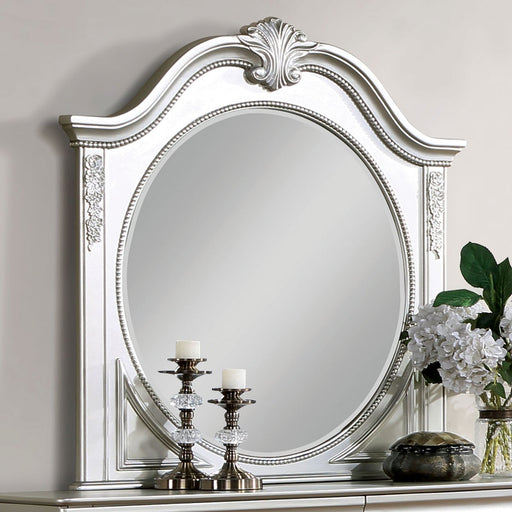 ALECIA Mirror, Silver - Premium Mirror from FOA East - Just $261.30! Shop now at Furniture Wholesale Plus  We are the best furniture store in Nashville, Hendersonville, Goodlettsville, Madison, Antioch, Mount Juliet, Lebanon, Gallatin, Springfield, Murfreesboro, Franklin, Brentwood