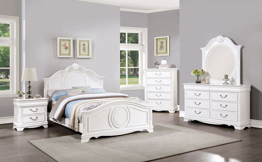 ALECIA Full Bed, White - Premium Bed from FOA East - Just $748.80! Shop now at Furniture Wholesale Plus  We are the best furniture store in Nashville, Hendersonville, Goodlettsville, Madison, Antioch, Mount Juliet, Lebanon, Gallatin, Springfield, Murfreesboro, Franklin, Brentwood