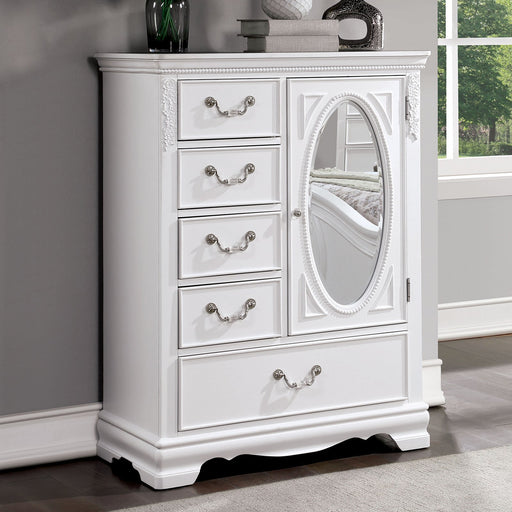 ALECIA Armoire, White - Premium Armoire from FOA East - Just $748.80! Shop now at Furniture Wholesale Plus  We are the best furniture store in Nashville, Hendersonville, Goodlettsville, Madison, Antioch, Mount Juliet, Lebanon, Gallatin, Springfield, Murfreesboro, Franklin, Brentwood