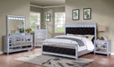 MAIREAD Cal.King Bed, Silver/Black - Premium Bed from FOA East - Just $1499.55! Shop now at Furniture Wholesale Plus  We are the best furniture store in Nashville, Hendersonville, Goodlettsville, Madison, Antioch, Mount Juliet, Lebanon, Gallatin, Springfield, Murfreesboro, Franklin, Brentwood