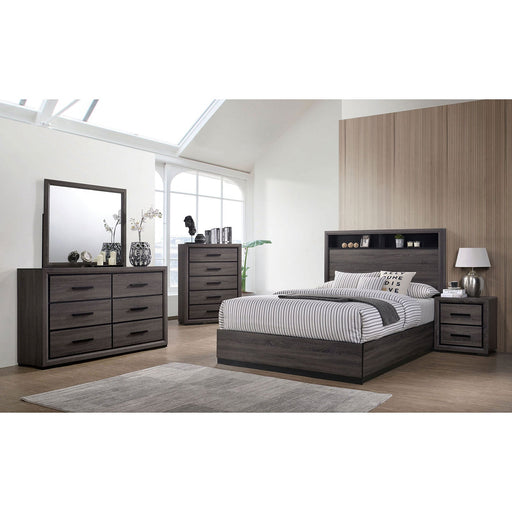 Conwy Gray 4 Pc. Queen Bedroom Set - Premium Bedroom Set from FOA East - Just $1333.80! Shop now at Furniture Wholesale Plus  We are the best furniture store in Nashville, Hendersonville, Goodlettsville, Madison, Antioch, Mount Juliet, Lebanon, Gallatin, Springfield, Murfreesboro, Franklin, Brentwood