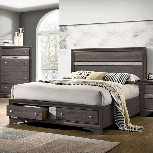Chrissy Gray Queen Bed - Premium Bed from FOA East - Just $585! Shop now at Furniture Wholesale Plus  We are the best furniture store in Nashville, Hendersonville, Goodlettsville, Madison, Antioch, Mount Juliet, Lebanon, Gallatin, Springfield, Murfreesboro, Franklin, Brentwood