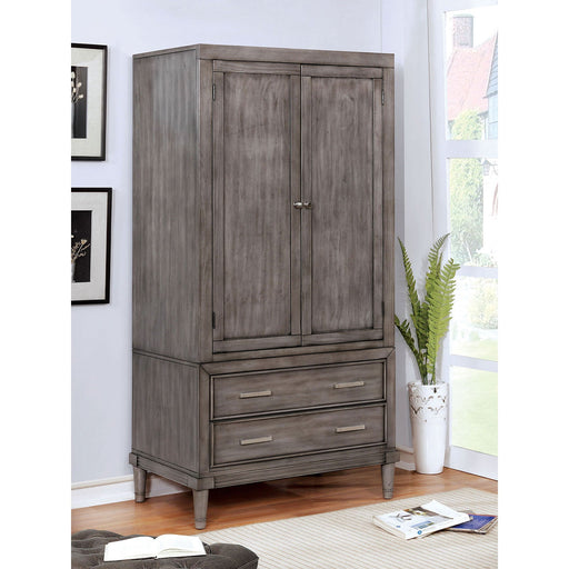DAPHNE Gray Armoire - Premium Armoire from FOA East - Just $980.85! Shop now at Furniture Wholesale Plus  We are the best furniture store in Nashville, Hendersonville, Goodlettsville, Madison, Antioch, Mount Juliet, Lebanon, Gallatin, Springfield, Murfreesboro, Franklin, Brentwood