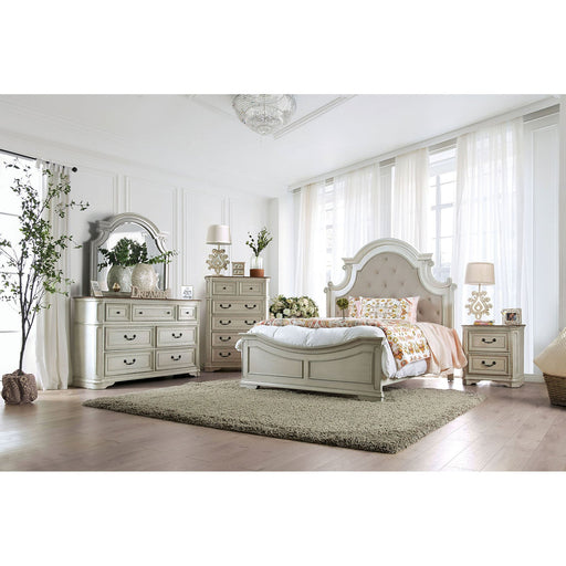 Pembroke Antique Whitewash 5 Pc. Queen Bedroom Set w/ 2NS - Premium Bedroom Set from FOA East - Just $2839.20! Shop now at Furniture Wholesale Plus  We are the best furniture store in Nashville, Hendersonville, Goodlettsville, Madison, Antioch, Mount Juliet, Lebanon, Gallatin, Springfield, Murfreesboro, Franklin, Brentwood