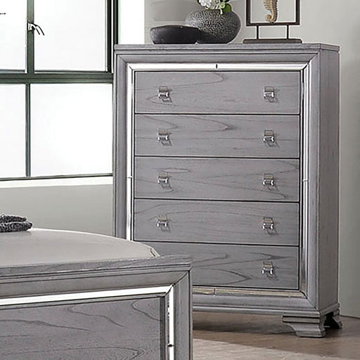 Alanis Light Gray Chest - Premium Chest from FOA East - Just $820.95! Shop now at Furniture Wholesale Plus  We are the best furniture store in Nashville, Hendersonville, Goodlettsville, Madison, Antioch, Mount Juliet, Lebanon, Gallatin, Springfield, Murfreesboro, Franklin, Brentwood
