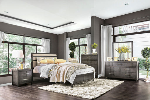 Berenice Gray/Beige 4 Pc. Queen Bedroom Set - Premium Bedroom Set from FOA East - Just $1427.40! Shop now at Furniture Wholesale Plus  We are the best furniture store in Nashville, Hendersonville, Goodlettsville, Madison, Antioch, Mount Juliet, Lebanon, Gallatin, Springfield, Murfreesboro, Franklin, Brentwood
