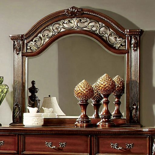 ARTHUR Brown Cherry Mirror - Premium Mirror from FOA East - Just $261.30! Shop now at Furniture Wholesale Plus  We are the best furniture store in Nashville, Hendersonville, Goodlettsville, Madison, Antioch, Mount Juliet, Lebanon, Gallatin, Springfield, Murfreesboro, Franklin, Brentwood