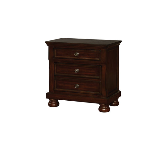 Castor Brown Cherry Night Stand - Premium Nightstand from FOA East - Just $304.20! Shop now at Furniture Wholesale Plus  We are the best furniture store in Nashville, Hendersonville, Goodlettsville, Madison, Antioch, Mount Juliet, Lebanon, Gallatin, Springfield, Murfreesboro, Franklin, Brentwood