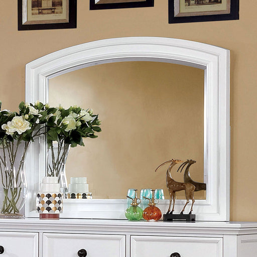 Castor White Mirror - Premium Mirror from FOA East - Just $191.10! Shop now at Furniture Wholesale Plus  We are the best furniture store in Nashville, Hendersonville, Goodlettsville, Madison, Antioch, Mount Juliet, Lebanon, Gallatin, Springfield, Murfreesboro, Franklin, Brentwood
