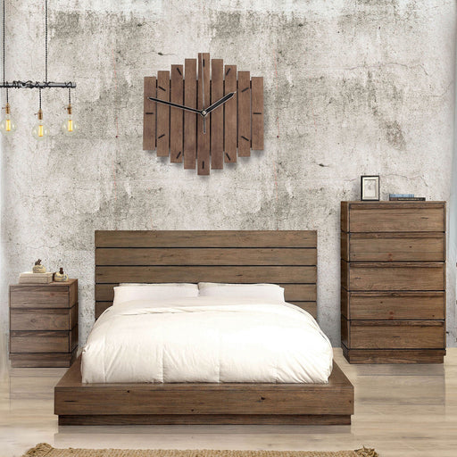 COIMBRA Rustic Natural Tone E.King Bed - Premium Bed from FOA East - Just $1010.10! Shop now at Furniture Wholesale Plus  We are the best furniture store in Nashville, Hendersonville, Goodlettsville, Madison, Antioch, Mount Juliet, Lebanon, Gallatin, Springfield, Murfreesboro, Franklin, Brentwood