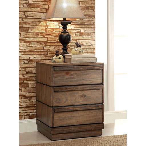 COIMBRA Rustic Natural Tone Night Stand - Premium Nightstand from FOA East - Just $278.85! Shop now at Furniture Wholesale Plus  We are the best furniture store in Nashville, Hendersonville, Goodlettsville, Madison, Antioch, Mount Juliet, Lebanon, Gallatin, Springfield, Murfreesboro, Franklin, Brentwood
