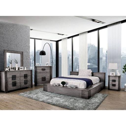 Janeiro Gray 5 Pc. Queen Bedroom Set w/ 2NS - Premium Bedroom Set from FOA East - Just $2739.75! Shop now at Furniture Wholesale Plus  We are the best furniture store in Nashville, Hendersonville, Goodlettsville, Madison, Antioch, Mount Juliet, Lebanon, Gallatin, Springfield, Murfreesboro, Franklin, Brentwood