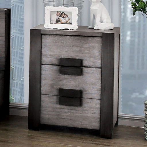 Janeiro Gray Night Stand - Premium Nightstand from FOA East - Just $278.85! Shop now at Furniture Wholesale Plus  We are the best furniture store in Nashville, Hendersonville, Goodlettsville, Madison, Antioch, Mount Juliet, Lebanon, Gallatin, Springfield, Murfreesboro, Franklin, Brentwood