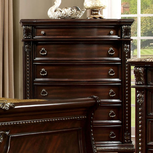 Fromberg Brown Cherry Chest - Premium Chest from FOA East - Just $1029.60! Shop now at Furniture Wholesale Plus  We are the best furniture store in Nashville, Hendersonville, Goodlettsville, Madison, Antioch, Mount Juliet, Lebanon, Gallatin, Springfield, Murfreesboro, Franklin, Brentwood