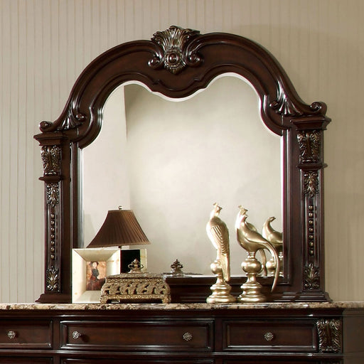 Fromberg Brown Cherry Mirror - Premium Mirror from FOA East - Just $399.75! Shop now at Furniture Wholesale Plus  We are the best furniture store in Nashville, Hendersonville, Goodlettsville, Madison, Antioch, Mount Juliet, Lebanon, Gallatin, Springfield, Murfreesboro, Franklin, Brentwood