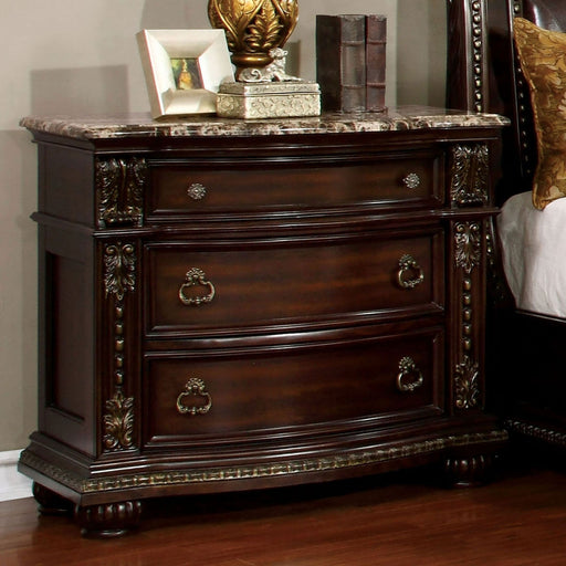 Fromberg Brown Cherry Night Stand - Premium Nightstand from FOA East - Just $631.80! Shop now at Furniture Wholesale Plus  We are the best furniture store in Nashville, Hendersonville, Goodlettsville, Madison, Antioch, Mount Juliet, Lebanon, Gallatin, Springfield, Murfreesboro, Franklin, Brentwood