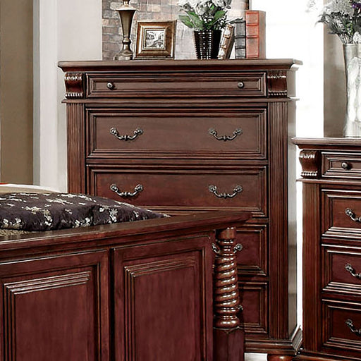 Esperia Brown Cherry Chest - Premium Chest from FOA East - Just $795.60! Shop now at Furniture Wholesale Plus  We are the best furniture store in Nashville, Hendersonville, Goodlettsville, Madison, Antioch, Mount Juliet, Lebanon, Gallatin, Springfield, Murfreesboro, Franklin, Brentwood