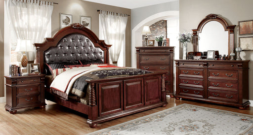 Esperia Brown Cherry 4 Pc. Queen Bedroom Set - Premium Bedroom Set from FOA East - Just $3073.20! Shop now at Furniture Wholesale Plus  We are the best furniture store in Nashville, Hendersonville, Goodlettsville, Madison, Antioch, Mount Juliet, Lebanon, Gallatin, Springfield, Murfreesboro, Franklin, Brentwood