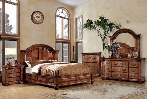 Bellagrand Antique Tobacco Oak 4 Pc. Queen Bedroom Set - Premium Bedroom Set from FOA East - Just $3022.50! Shop now at Furniture Wholesale Plus  We are the best furniture store in Nashville, Hendersonville, Goodlettsville, Madison, Antioch, Mount Juliet, Lebanon, Gallatin, Springfield, Murfreesboro, Franklin, Brentwood