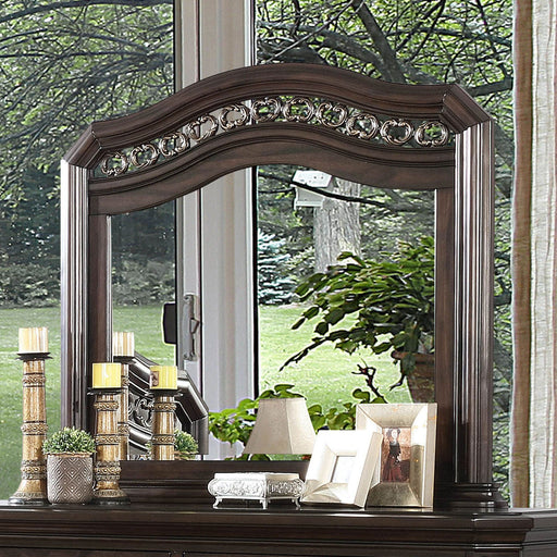 Calliope Espresso Mirror - Premium Mirror from FOA East - Just $354.90! Shop now at Furniture Wholesale Plus  We are the best furniture store in Nashville, Hendersonville, Goodlettsville, Madison, Antioch, Mount Juliet, Lebanon, Gallatin, Springfield, Murfreesboro, Franklin, Brentwood