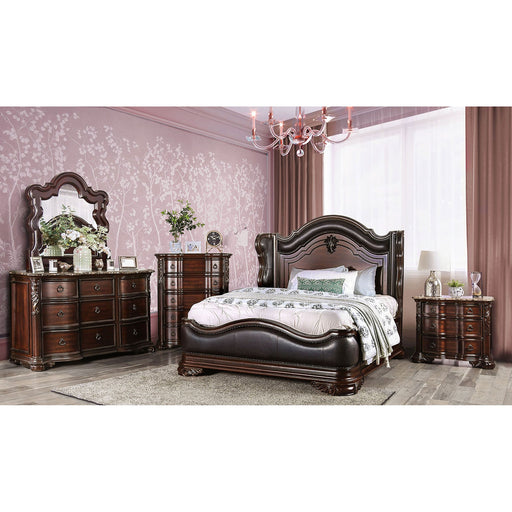 Arcturus Brown Cherry 4 Pc. Queen Bedroom Set - Premium Bedroom Set from FOA East - Just $3896.10! Shop now at Furniture Wholesale Plus  We are the best furniture store in Nashville, Hendersonville, Goodlettsville, Madison, Antioch, Mount Juliet, Lebanon, Gallatin, Springfield, Murfreesboro, Franklin, Brentwood