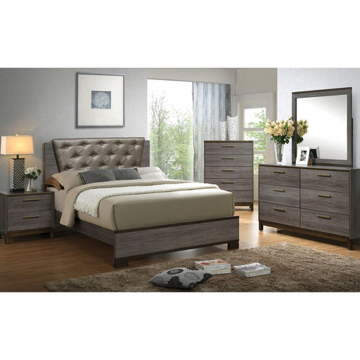 MANVEL Two-Tone Antique Gray 4 Pc. Queen Bedroom Set - Premium Bedroom Set from FOA East - Just $1144.65! Shop now at Furniture Wholesale Plus  We are the best furniture store in Nashville, Hendersonville, Goodlettsville, Madison, Antioch, Mount Juliet, Lebanon, Gallatin, Springfield, Murfreesboro, Franklin, Brentwood