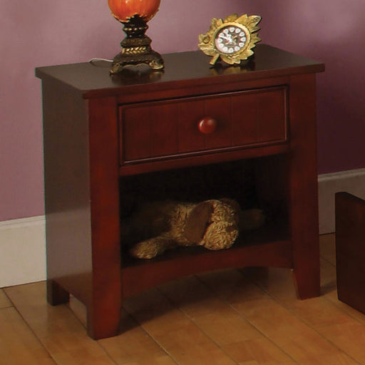 Cara Cherry Night Stand - Premium Nightstand from FOA East - Just $163.80! Shop now at Furniture Wholesale Plus  We are the best furniture store in Nashville, Hendersonville, Goodlettsville, Madison, Antioch, Mount Juliet, Lebanon, Gallatin, Springfield, Murfreesboro, Franklin, Brentwood