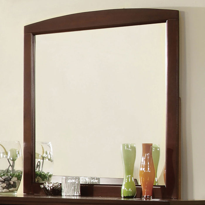 Corry Dark Walnut Mirror - Premium Mirror from FOA East - Just $118.95! Shop now at Furniture Wholesale Plus  We are the best furniture store in Nashville, Hendersonville, Goodlettsville, Madison, Antioch, Mount Juliet, Lebanon, Gallatin, Springfield, Murfreesboro, Franklin, Brentwood