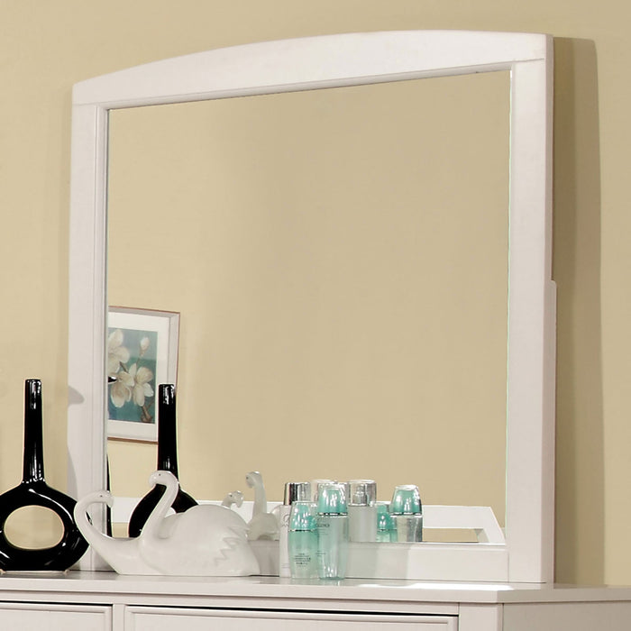 Corry White Mirror - Premium Mirror from FOA East - Just $118.95! Shop now at Furniture Wholesale Plus  We are the best furniture store in Nashville, Hendersonville, Goodlettsville, Madison, Antioch, Mount Juliet, Lebanon, Gallatin, Springfield, Murfreesboro, Franklin, Brentwood