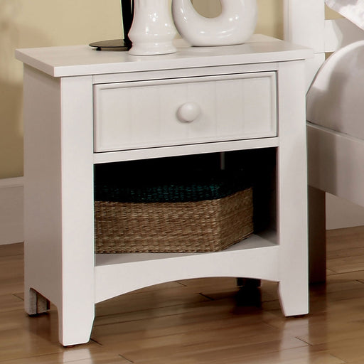 Corry White Night Stand - Premium Nightstand from FOA East - Just $163.80! Shop now at Furniture Wholesale Plus  We are the best furniture store in Nashville, Hendersonville, Goodlettsville, Madison, Antioch, Mount Juliet, Lebanon, Gallatin, Springfield, Murfreesboro, Franklin, Brentwood
